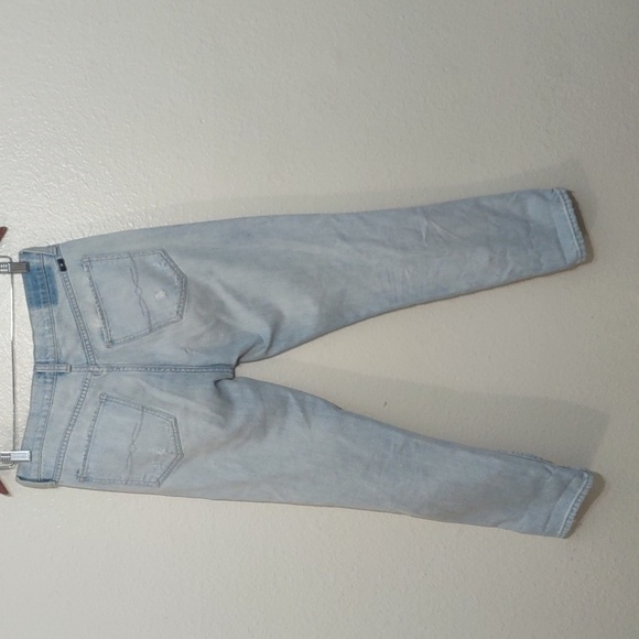 USED LUCKY BRAND JEANS SIENNA SLIM BOYFRIEND LIGHT DENIM SIZE 4 - Picture 12 of 12